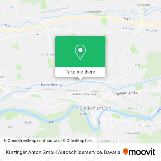 Kürzinger Anton GmbH Autoschilderservice map