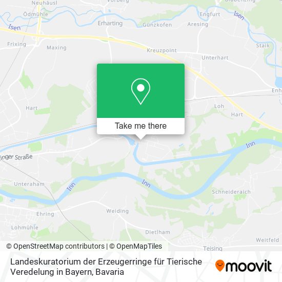Landeskuratorium der Erzeugerringe für Tierische Veredelung in Bayern map