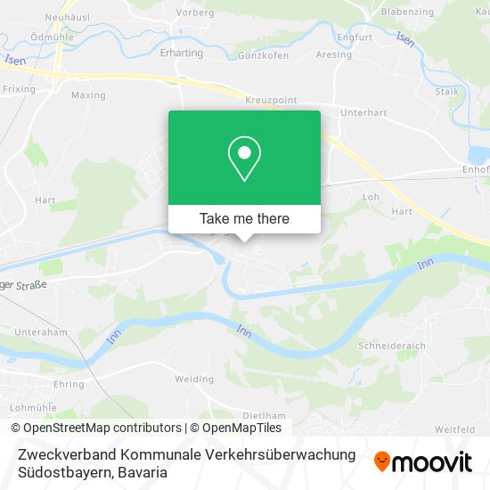Zweckverband Kommunale Verkehrsüberwachung Südostbayern map