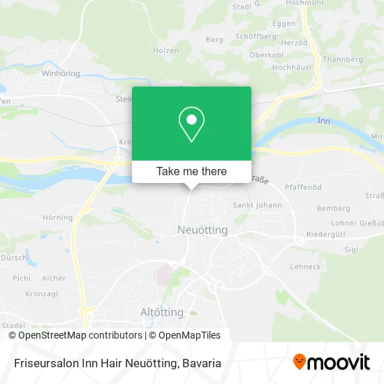 Карта Friseursalon Inn Hair Neuötting