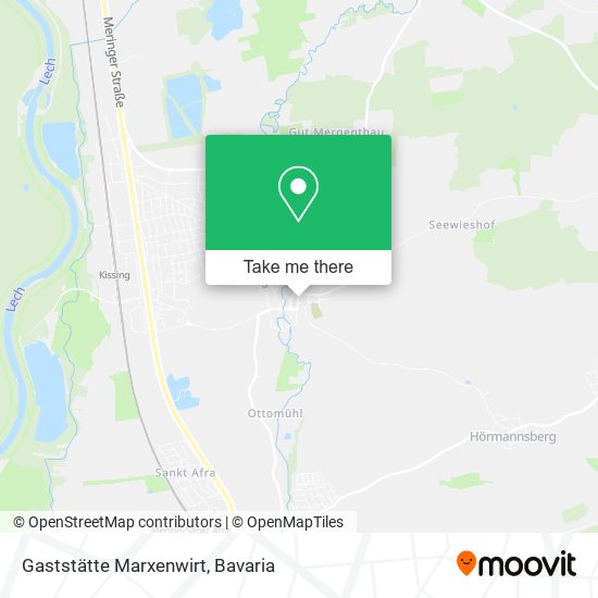 Gaststätte Marxenwirt map