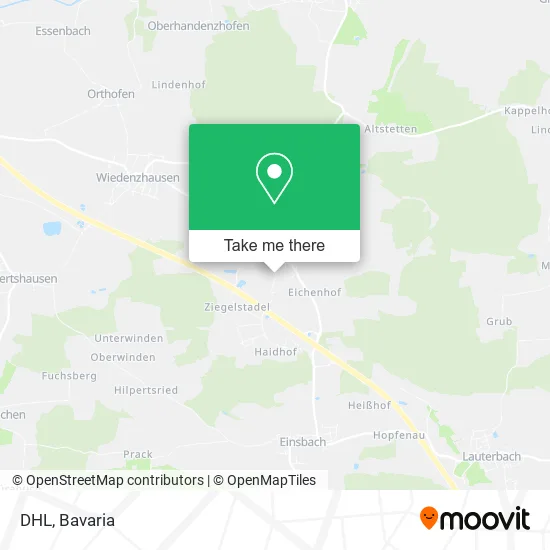 Карта DHL