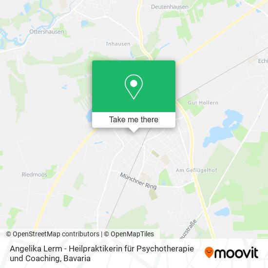 Angelika Lerm - Heilpraktikerin für Psychotherapie und Coaching map