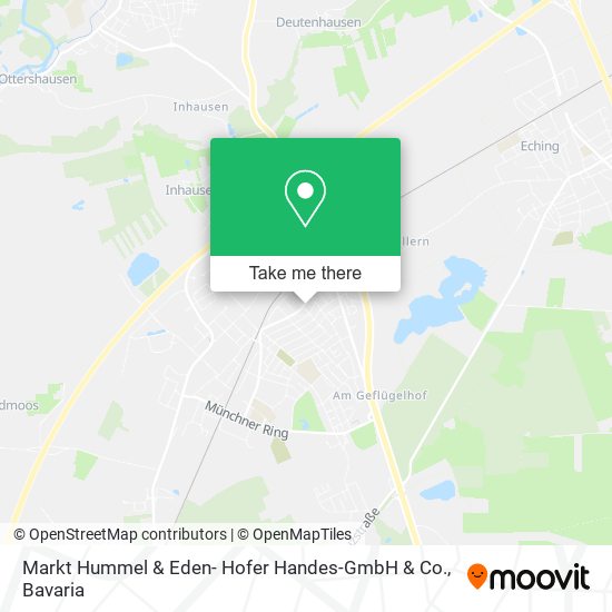 Markt Hummel & Eden- Hofer Handes-GmbH & Co. map