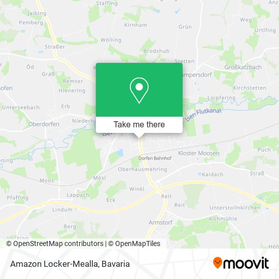 Amazon Locker-Mealla map