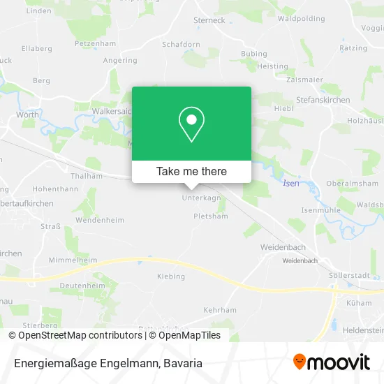 Карта Energiemaßage Engelmann