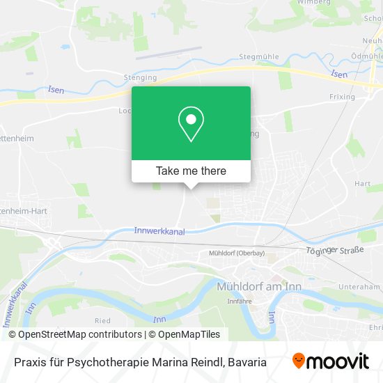 Praxis für Psychotherapie Marina Reindl map