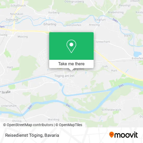 Карта Reisedienst Töging