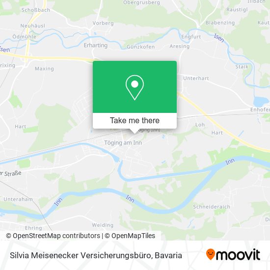 Silvia Meisenecker Versicherungsbüro map