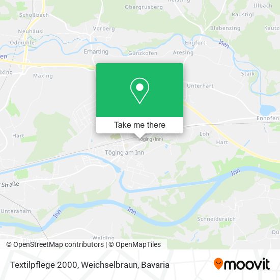 Textilpflege 2000, Weichselbraun map