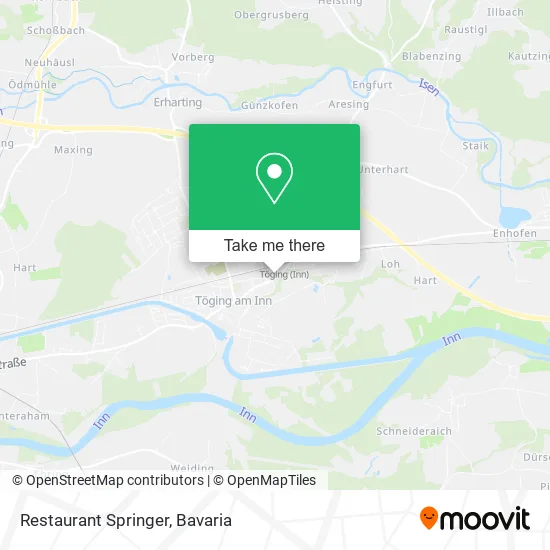 Карта Restaurant Springer