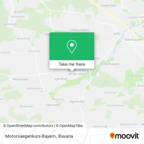 Карта Motorsaegenkurs-Bayern.