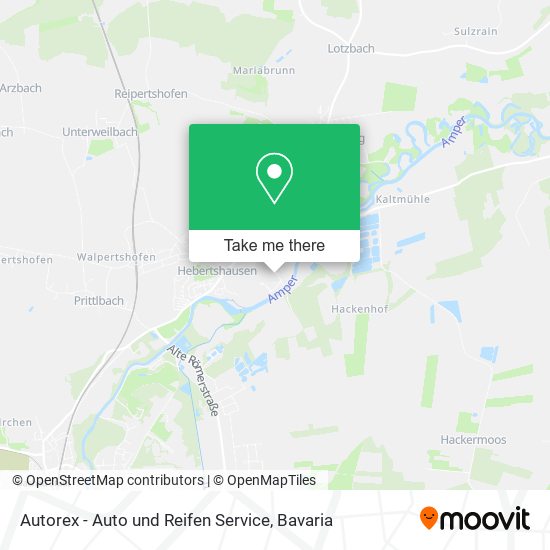 Autorex - Auto und Reifen Service map