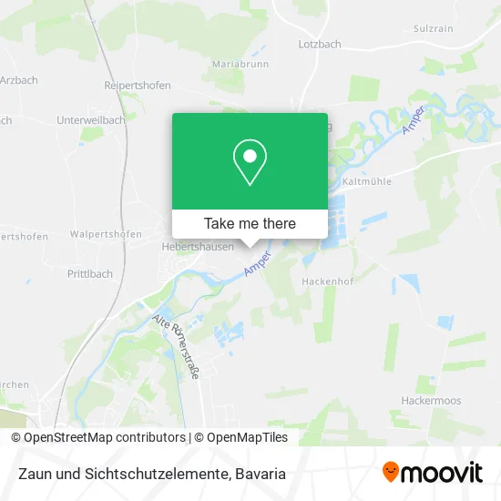 Карта Zaun und Sichtschutzelemente