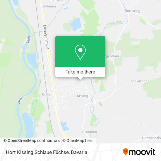 Hort Kissing Schlaue Füchse map