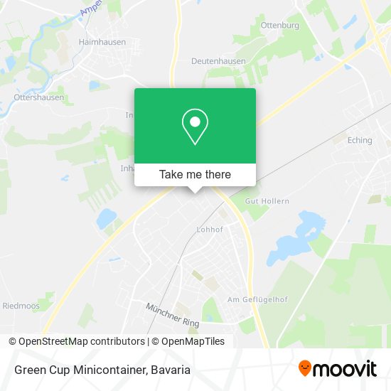 Green Cup Minicontainer map