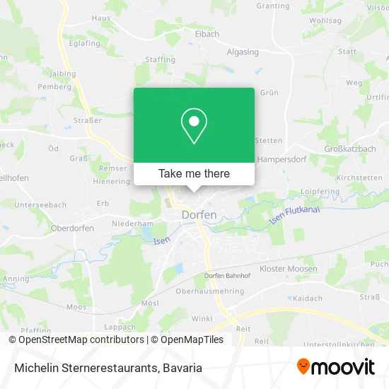 Карта Michelin Sternerestaurants