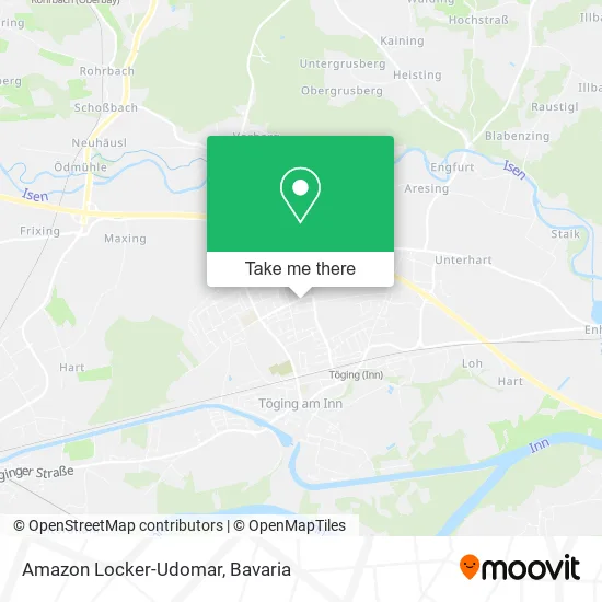 Карта Amazon Locker-Udomar