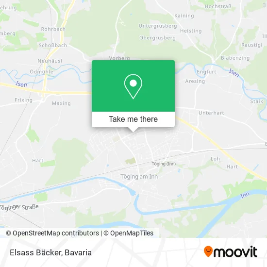 Карта Elsass Bäcker