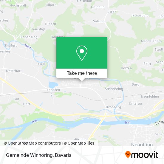 Gemeinde Winhöring map
