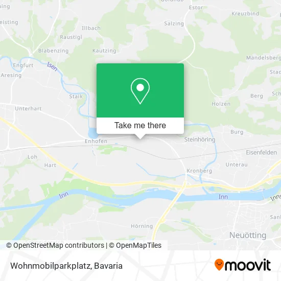 Карта Wohnmobilparkplatz