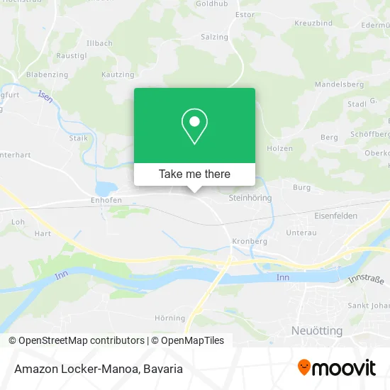 Карта Amazon Locker-Manoa
