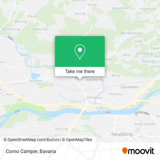 Карта Como Camper