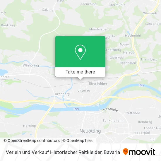 Карта Verleih und Verkauf Historischer Reitkleider