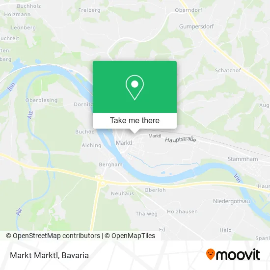 Карта Markt Marktl