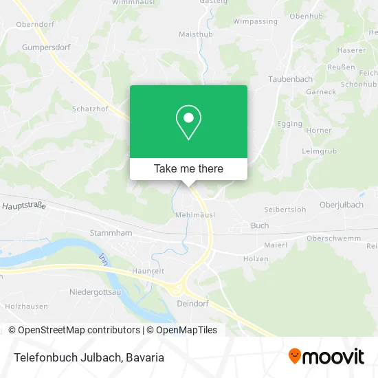 Карта Telefonbuch Julbach