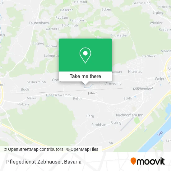 Карта Pflegedienst Zebhauser