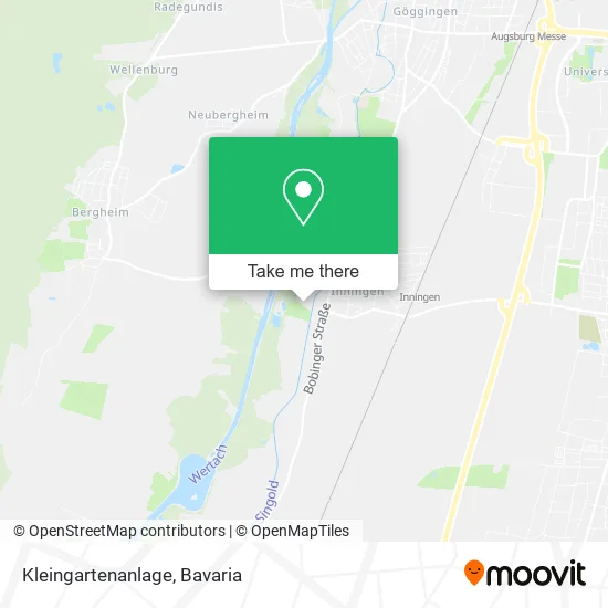 Карта Kleingartenanlage