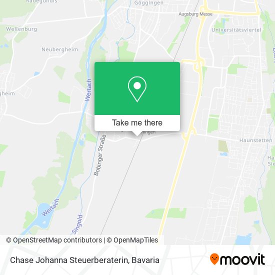 Chase Johanna Steuerberaterin map