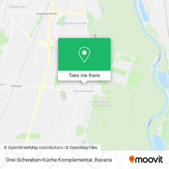Drei-Schwaben-Küche Komplementär map