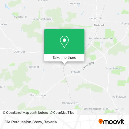 Die Percussion-Show map