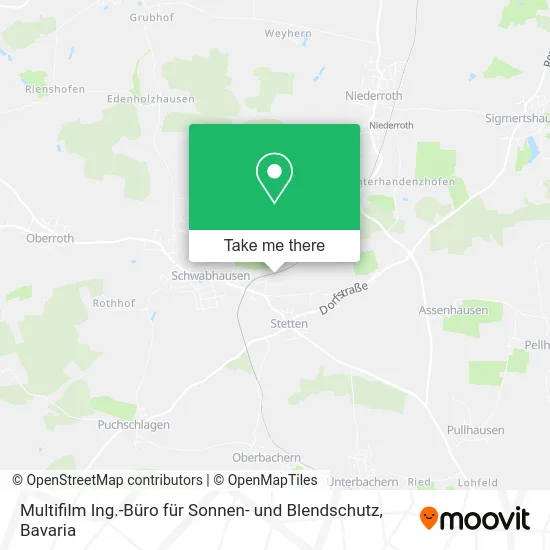 Карта Multifilm Ing.-Büro für Sonnen- und Blendschutz