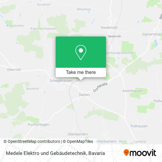 Medele Elektro und Gebäudetechnik map