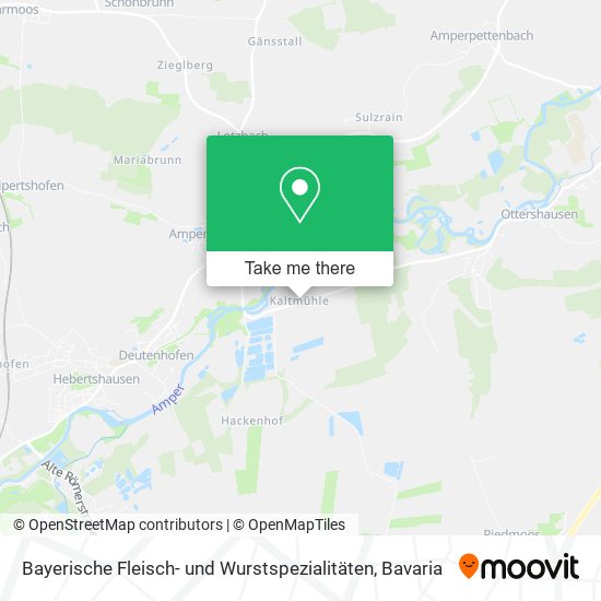 Bayerische Fleisch- und Wurstspezialitäten map