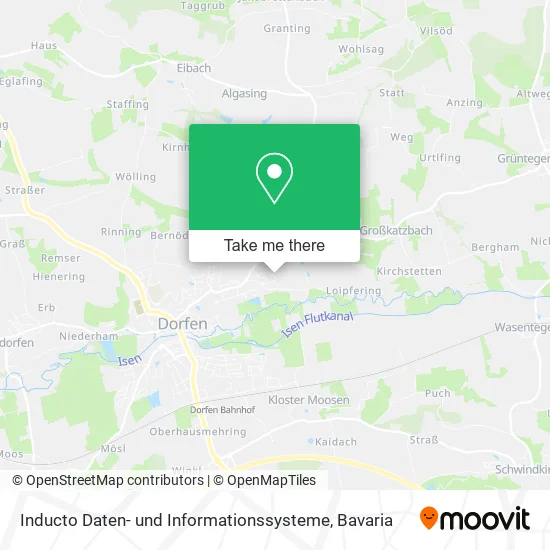 Карта Inducto Daten- und Informationssysteme