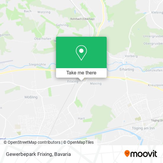 Карта Gewerbepark Frixing