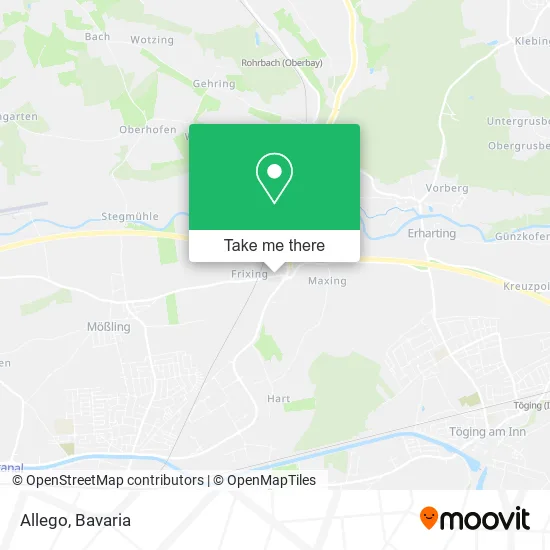 Карта Allego