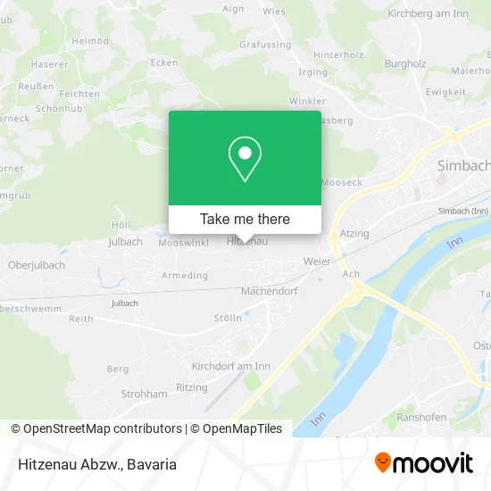 Карта Hitzenau Abzw.