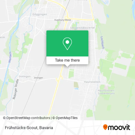 Карта Frühstücks-Scout