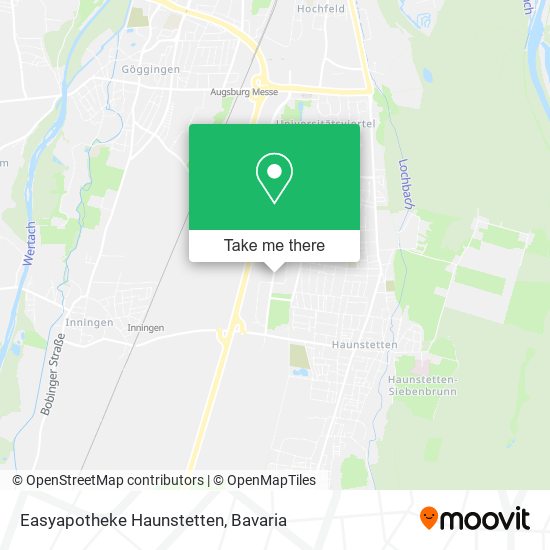 Easyapotheke Haunstetten map
