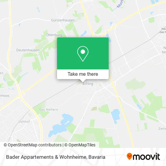Карта Bader Appartements & Wohnheime
