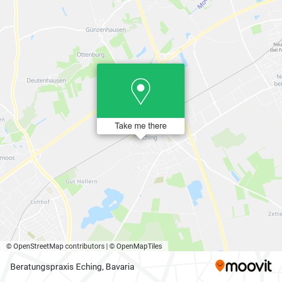 Beratungspraxis Eching map