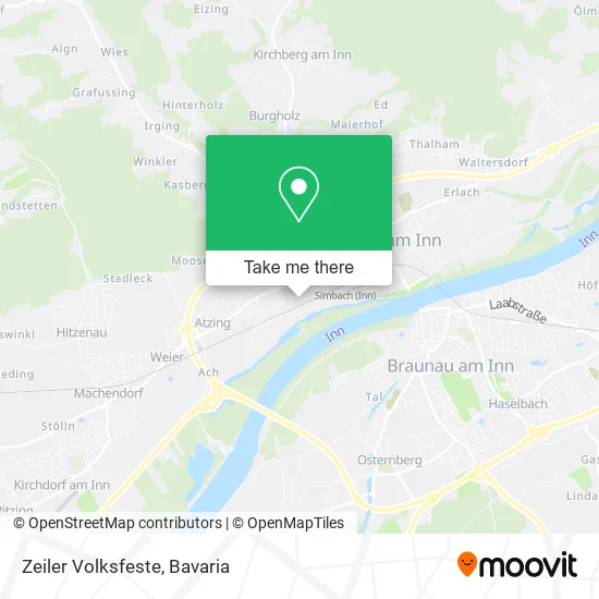 Карта Zeiler Volksfeste