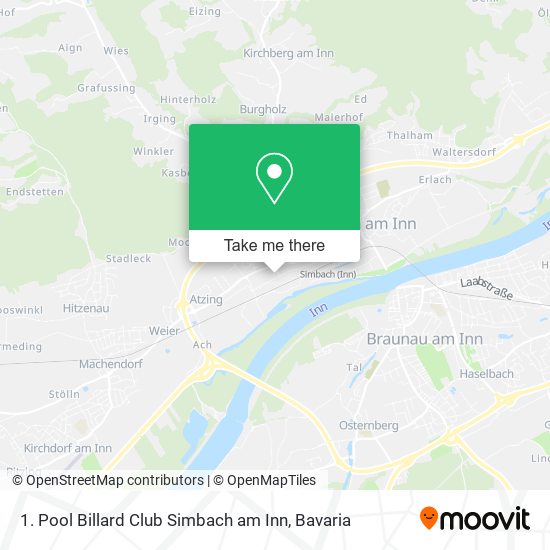 Карта 1. Pool Billard Club Simbach am Inn