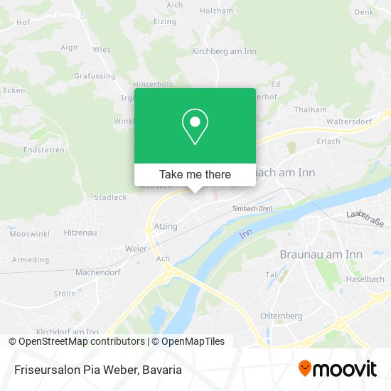 Friseursalon Pia Weber map