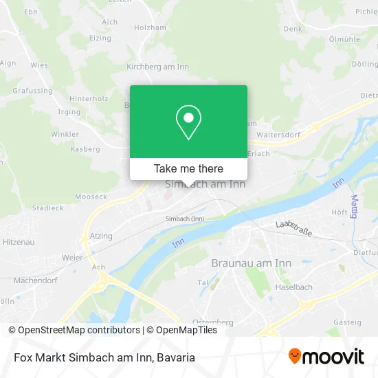 Карта Fox Markt Simbach am Inn